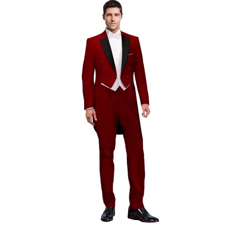 3 Piece Solid Color Men's Suit Wedding Tuxedo Groom Tuxedo Long Suit Jacket Best Man Tuxedo Formal Prom Men's Suit
3 Piece Solid Color Men's Suit Wedding Tuxedo Groom Tuxedo Long Suit Jacket Best Man Tuxedo Formal Prom Men's Suit