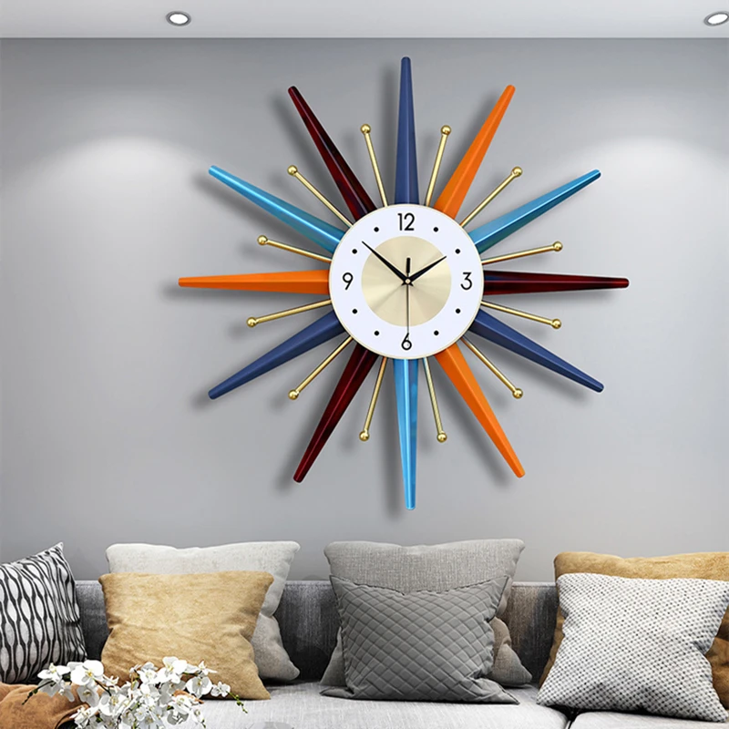 Creative Art Large Wall Clock Modern Living Room Restaurant Wall Decor Light Luxury Silent Wall Watch Simple Fashion Wall Clocks
Creative Art Large Wall Clock Modern Living Room Restaurant Wall Decor Light Luxury Silent Wall Watch Simple Fashion Wall Clocks