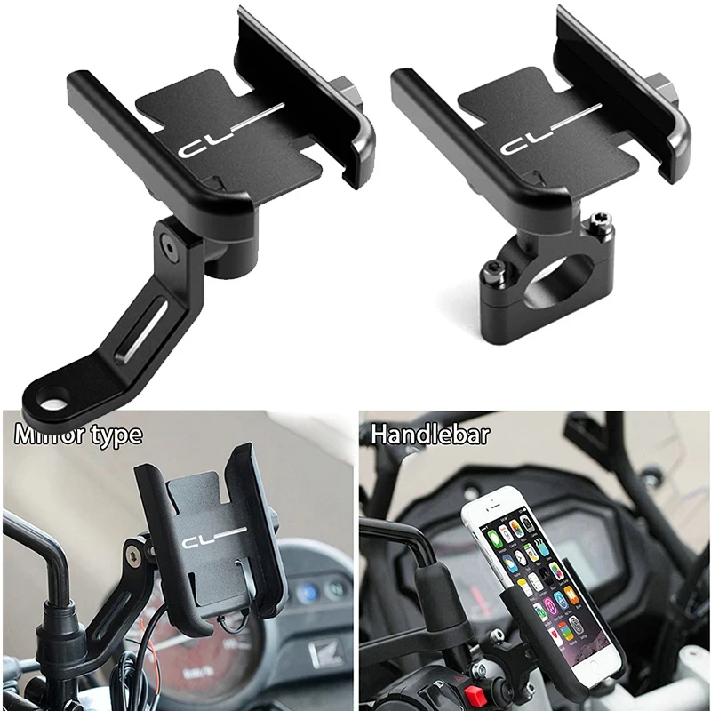 New For Honda CL500 CL300 CL 500 300 2023-2025 Motorcycle CNC Accessories Handlebar Mirror Mobile Phone Holder Bracket GPS Stand
New For Honda CL500 CL300 CL 500 300 2023-2025 Motorcycle CNC Accessories Handlebar Mirror Mobile Phone Holder Bracket GPS Stand