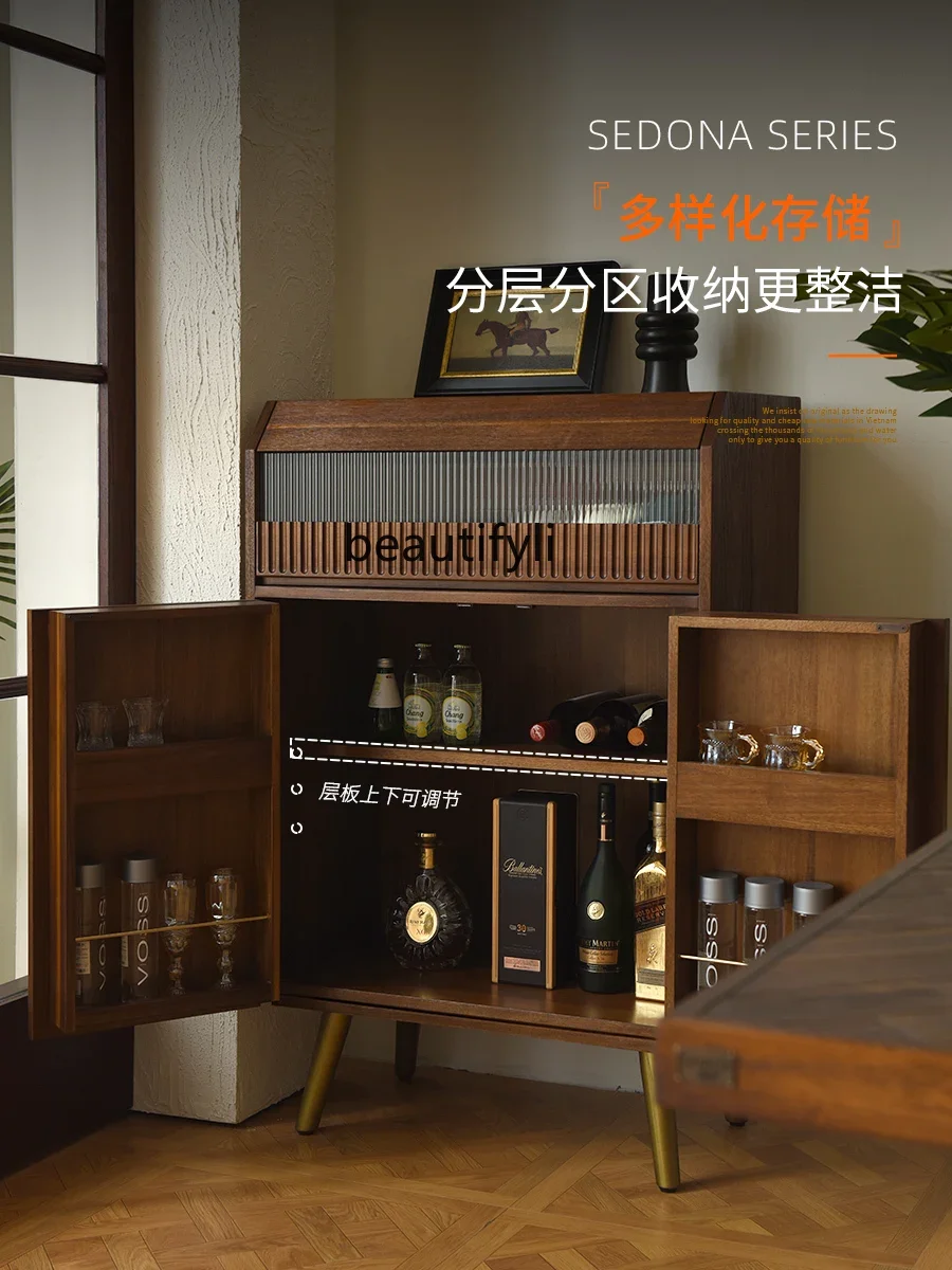 K185 Solid Wood Sideboard Retro Living Room Multi-Functional Bedroom Storage Chest of Drawers Wine Cabinet Light Luxury Display
K185 Solid Wood Sideboard Retro Living Room Multi-Functional Bedroom Storage Chest of Drawers Wine Cabinet Light Luxury Display