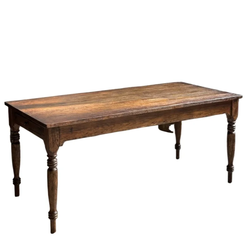 French American dining table Solid wood oak Medium antique retro old table Merad color Delivery to pickup point
French American dining table Solid wood oak Medium antique retro old table Merad color Delivery to pickup point