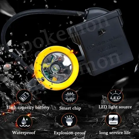 Light Waterproof Miner's Lamp Explosion-proof Rechargeable Rechargeable Light LED Wisdom Flashlight Industrial Use
