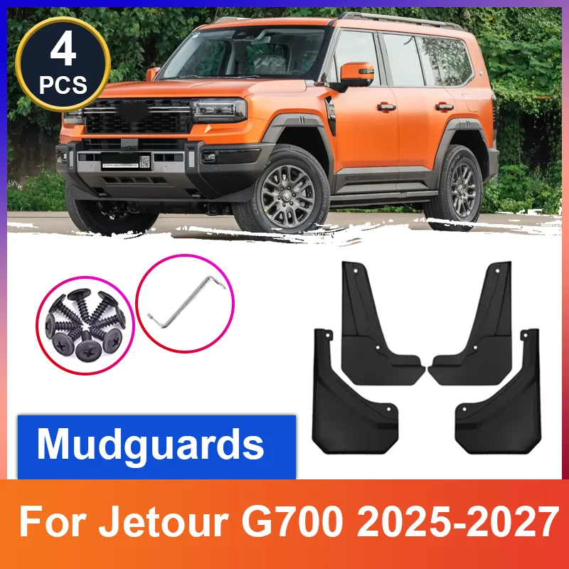 Car Mudguards For Jetour G700 2025 2026 2027 Mud Flap 4Pcs/set Anti-Splash Guard Anti-scratch Front Rear Fender Auto Accessories
Car Mudguards For Jetour G700 2025 2026 2027 Mud Flap 4Pcs/set Anti-Splash Guard Anti-scratch Front Rear Fender Auto Accessories