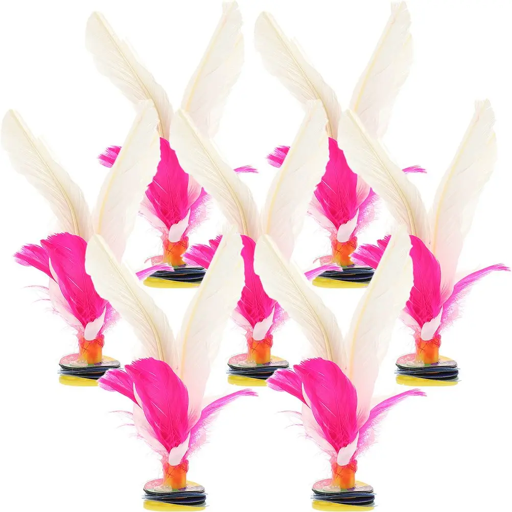 8 Pcs Goose Shuttlecock Kick Toy Lightweight Exercise Leisure for Kids Traditional Chinese Game Foot Eye
8 Pcs Goose Shuttlecock Kick Toy Lightweight Exercise Leisure for Kids Traditional Chinese Game Foot Eye