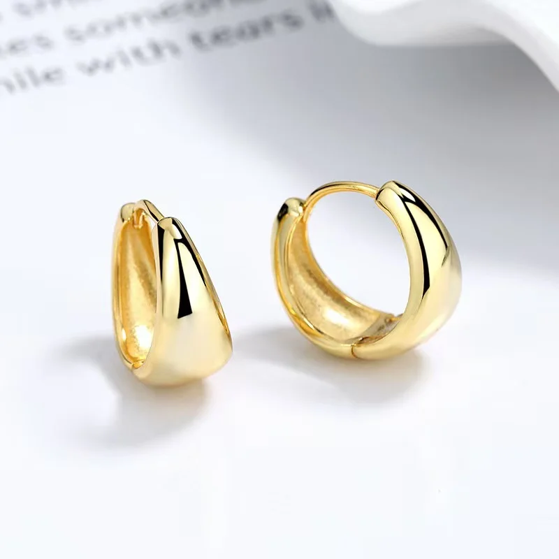 925 Sterling Silver Geometric Smooth Sparkling Luxury Round Hoop Earrings Party Holiday Ear Buckles For Women Fine Jewelry
925 Sterling Silver Geometric Smooth Sparkling Luxury Round Hoop Earrings Party Holiday Ear Buckles For Women Fine Jewelry