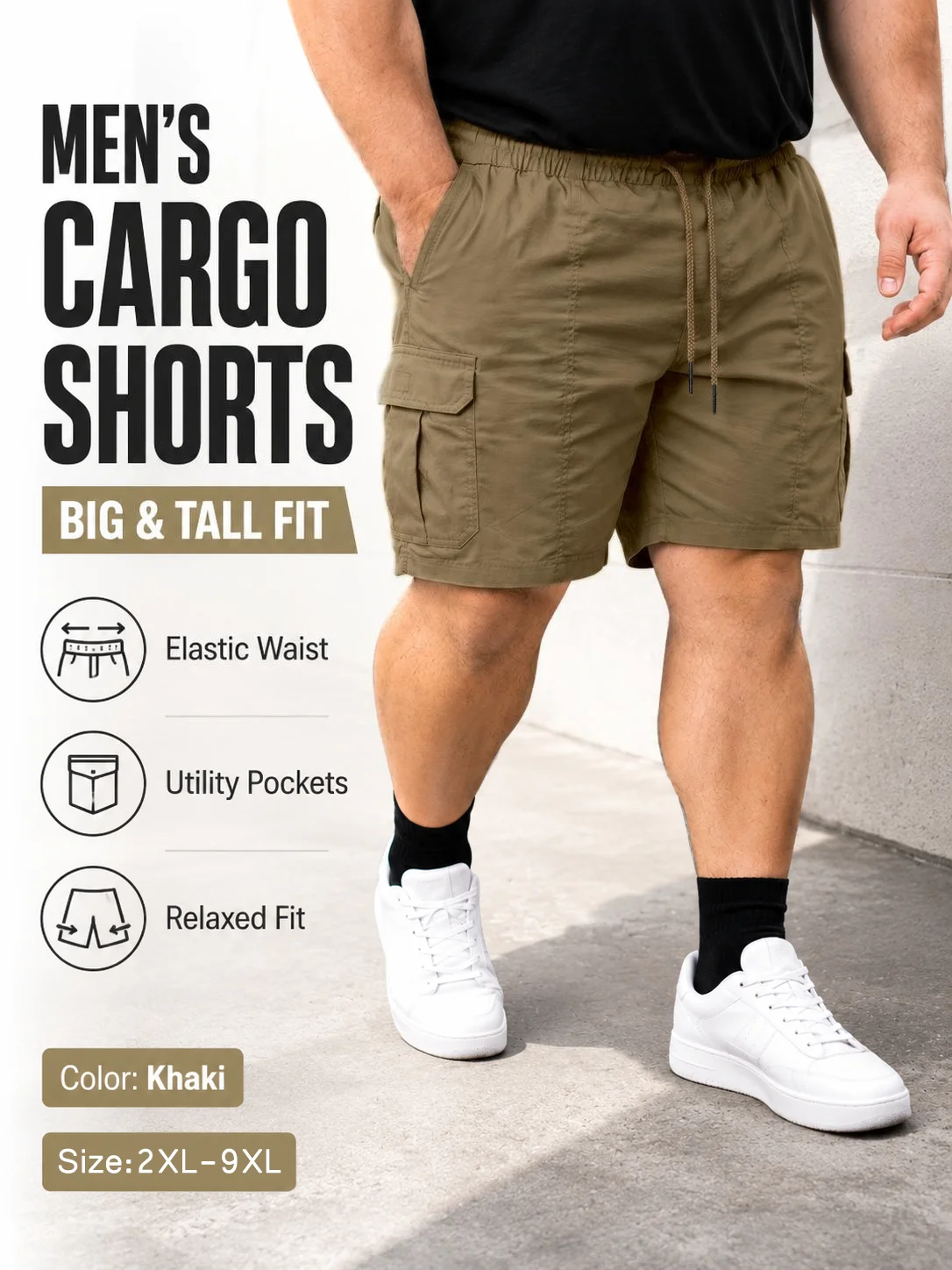 plus Size Men's Summer Workwear Shorts with Side Split Pockets Comfortable Fashionable for Casual Daily Wear And Travel
plus Size Men's Summer Workwear Shorts with Side Split Pockets Comfortable Fashionable for Casual Daily Wear And Travel
