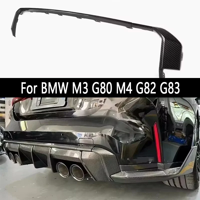 For BMW M3 G80 M4 G82 G83 2021+ Dry carbon fiber rear bumper trim strip rear lip trim strip body kit
For BMW M3 G80 M4 G82 G83 2021+ Dry carbon fiber rear bumper trim strip rear lip trim strip body kit
