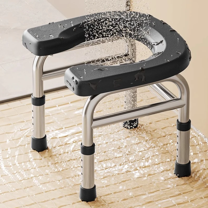Ergonomic Squat-to-Sit Toilet Stool - U-Cut Design, 4 Adjustable Heights, Reinforced Bar for Pregnancy/Elderly Comfort
Ergonomic Squat-to-Sit Toilet Stool - U-Cut Design, 4 Adjustable Heights, Reinforced Bar for Pregnancy/Elderly Comfort