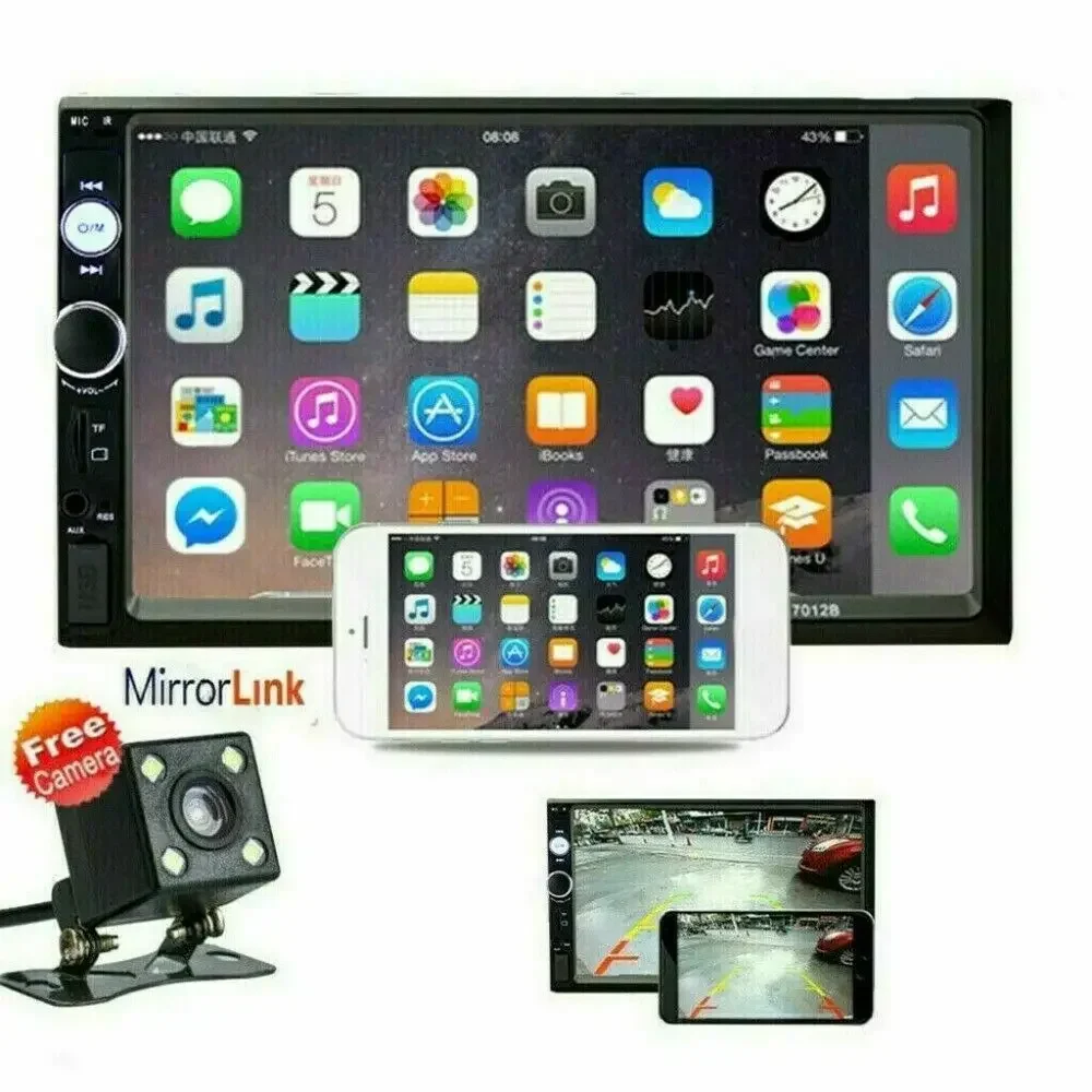 Bileeko 7 "Двойной 2 DIN автомобильный радиоприемник стерео Bluetooth FM USB SD AUX IOS/Android MP5-плеер
Bileeko 7 "Двойной 2 DIN автомобильный радиоприемник стерео Bluetooth FM USB SD AUX IOS/Android MP5-плеер