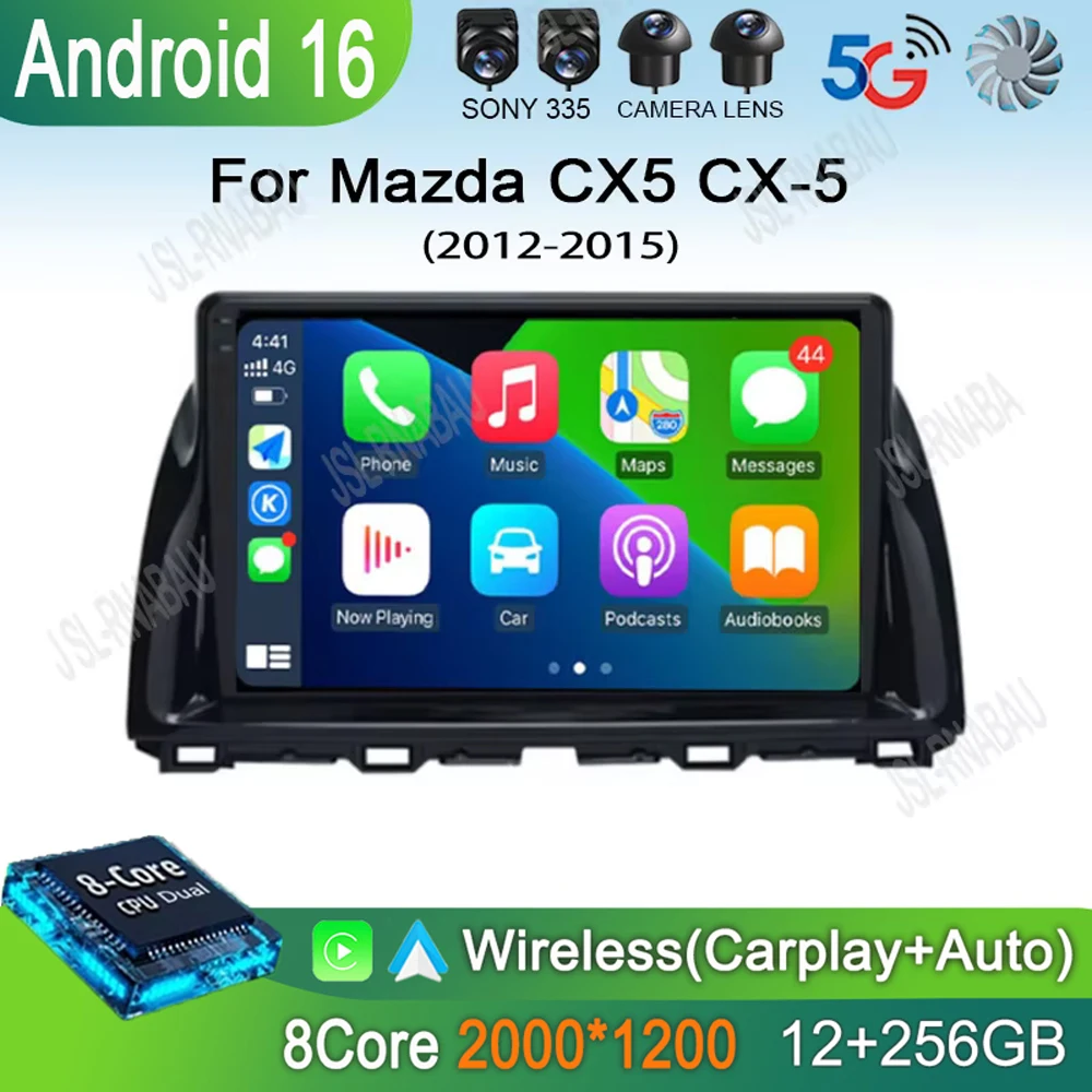 10.1-дюймовый Android 16 мультимедийный видеоплеер для Mazda CX5 CX-5 2012-2015, автомобильная магнитола, GPS-навигация, стереосистема 2DIN, 4G
10.1-дюймовый Android 16 мультимедийный видеоплеер для Mazda CX5 CX-5 2012-2015, автомобильная магнитола, GPS-навигация, стереосистема 2DIN, 4G