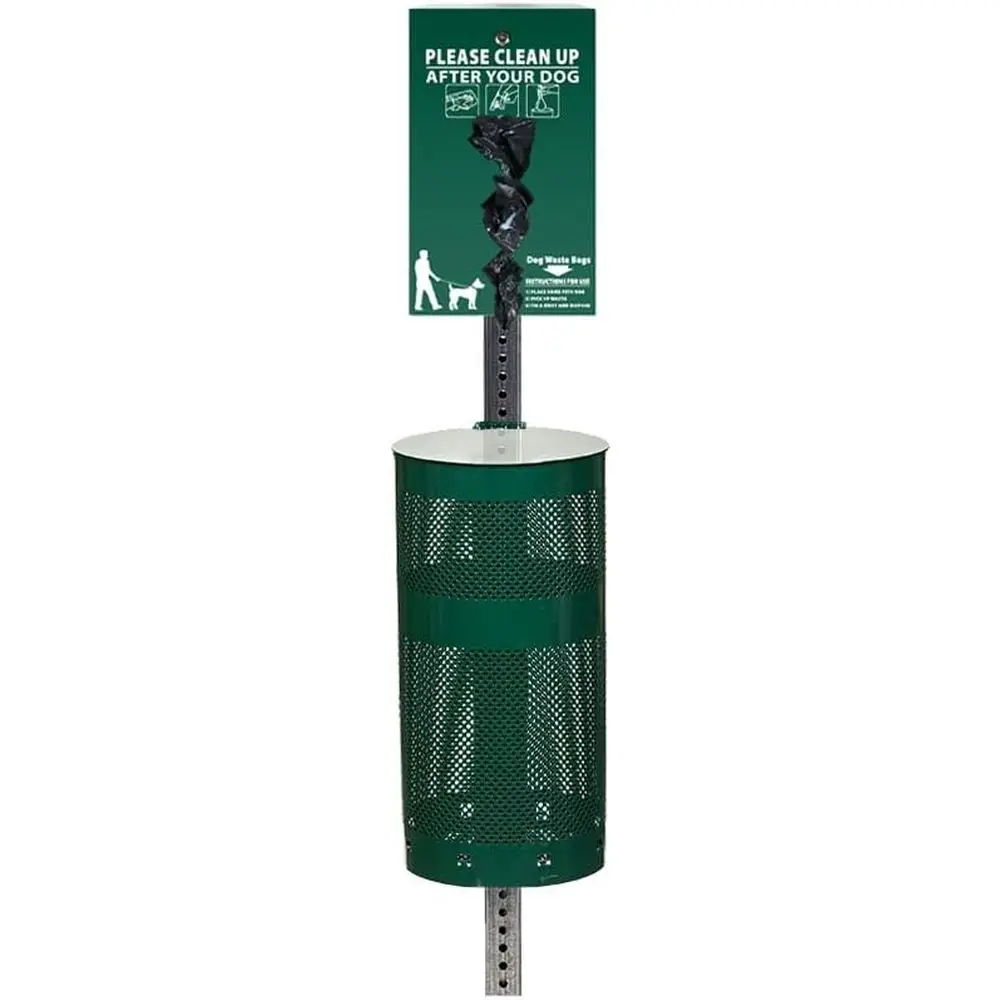 - 5' Tall Rust Proo Low Proile Dog Waste Station with 400 Dog Waste roll Bags & 25 can Liners - Over 500k Sold in USA (Gloss Gre
- 5' Tall Rust Proo Low Proile Dog Waste Station with 400 Dog Waste roll Bags & 25 can Liners - Over 500k Sold in USA (Gloss Gre