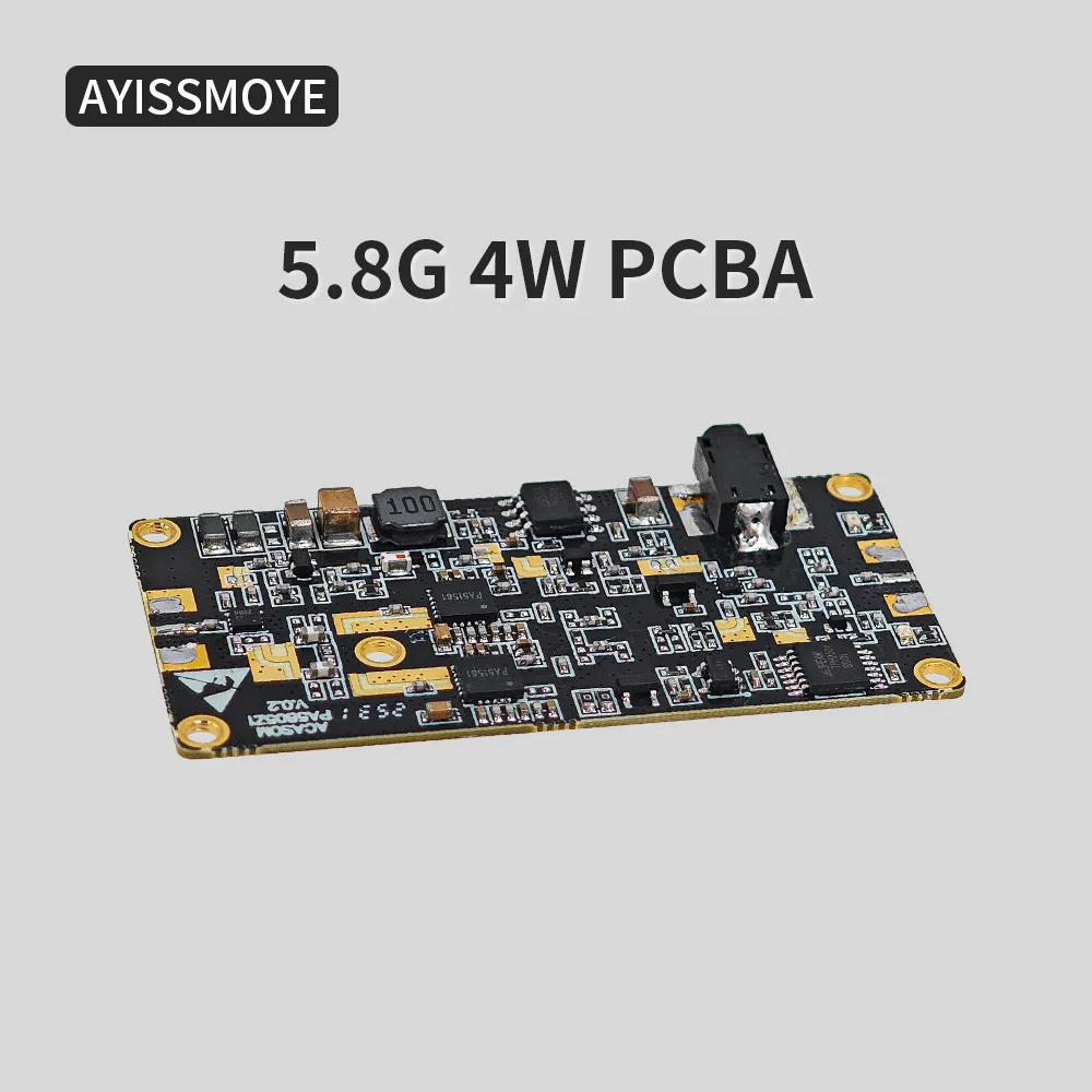 5.8G 4W Signal wireless Wideband Amplifier Router Wifi Power Signal Module
5.8G 4W Signal wireless Wideband Amplifier Router Wifi Power Signal Module