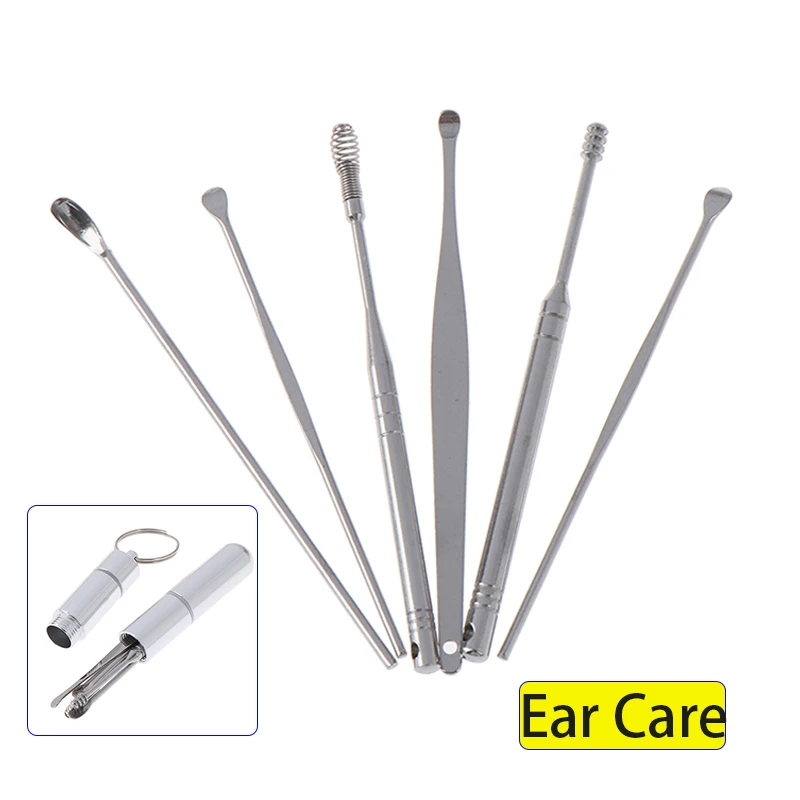 Эффективный инструмент для чистки ушной серы 6 шт. со спиральной ушной кюреткой и ушной кюреткой, инструмент для ежедневного использования
Эффективный инструмент для чистки ушной серы 6 шт. со спиральной ушной кюреткой и ушной кюреткой, инструмент для ежедневного использования