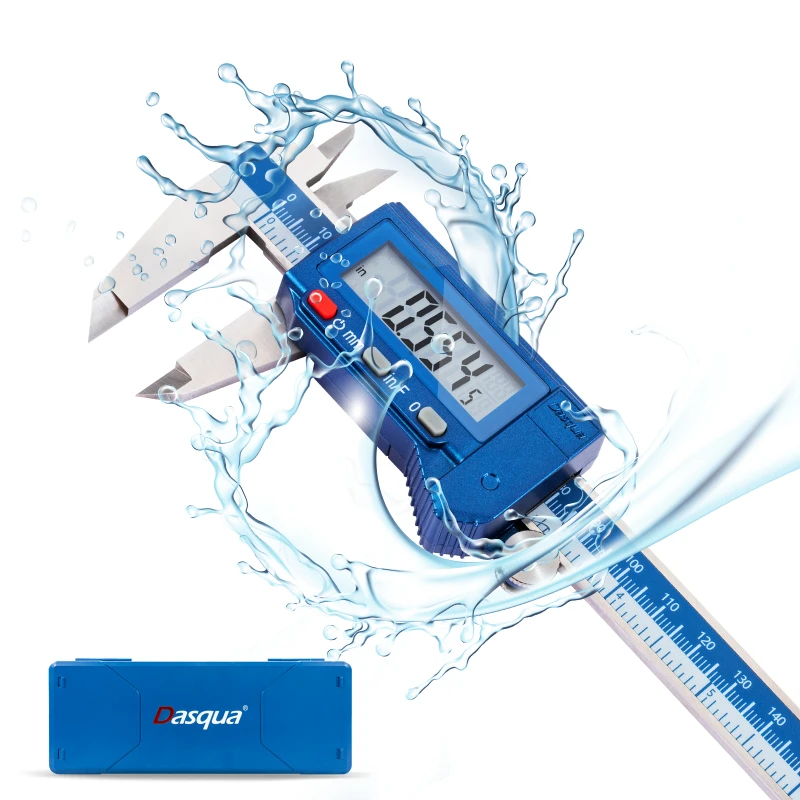 Dasqua Stainless Steel High Precision Large LCD Digital Caliper 0-6 Inch 150mm Measuring Tool
Dasqua Stainless Steel High Precision Large LCD Digital Caliper 0-6 Inch 150mm Measuring Tool