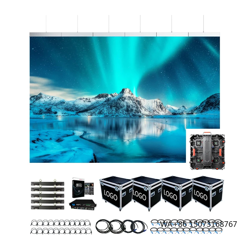 High Brightness Advertising P2.976 P3.91 P2.6 mm Full Color 500x1000mm LED Screen Video Wall Waterproof Outdoor Display
High Brightness Advertising P2.976 P3.91 P2.6 mm Full Color 500x1000mm LED Screen Video Wall Waterproof Outdoor Display