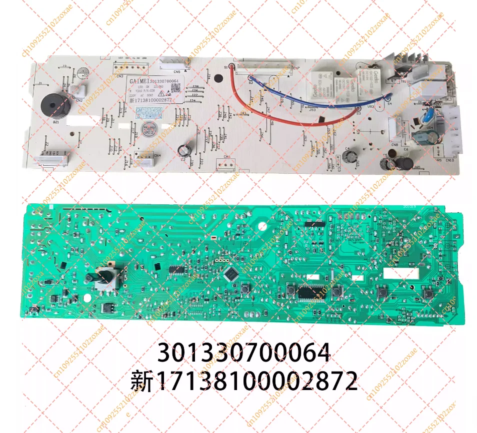 Original Washer Mainboard 17138100002872 - Computer Board Replacement for 301330700064 / CJB-G1-HX-012 Laundry Appliance Repair
Original Washer Mainboard 17138100002872 - Computer Board Replacement for 301330700064 / CJB-G1-HX-012 Laundry Appliance Repair