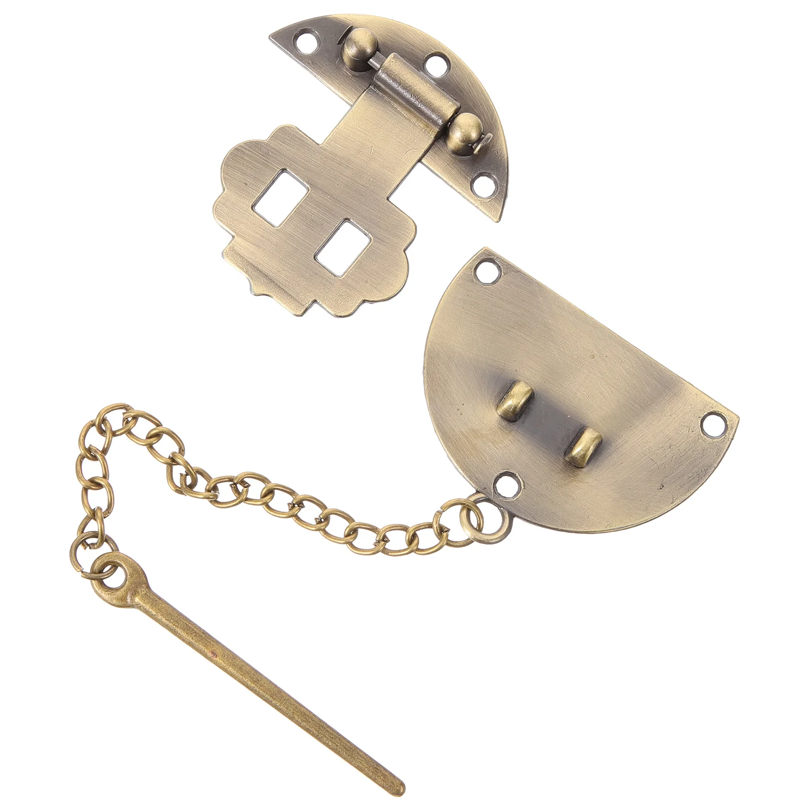 Vintage Metal Clasp Lock with Chain for Jewelry Box Wooden Cabinet Gift Container Decorative Hasp Buckle Sturdy Closure
Vintage Metal Clasp Lock with Chain for Jewelry Box Wooden Cabinet Gift Container Decorative Hasp Buckle Sturdy Closure