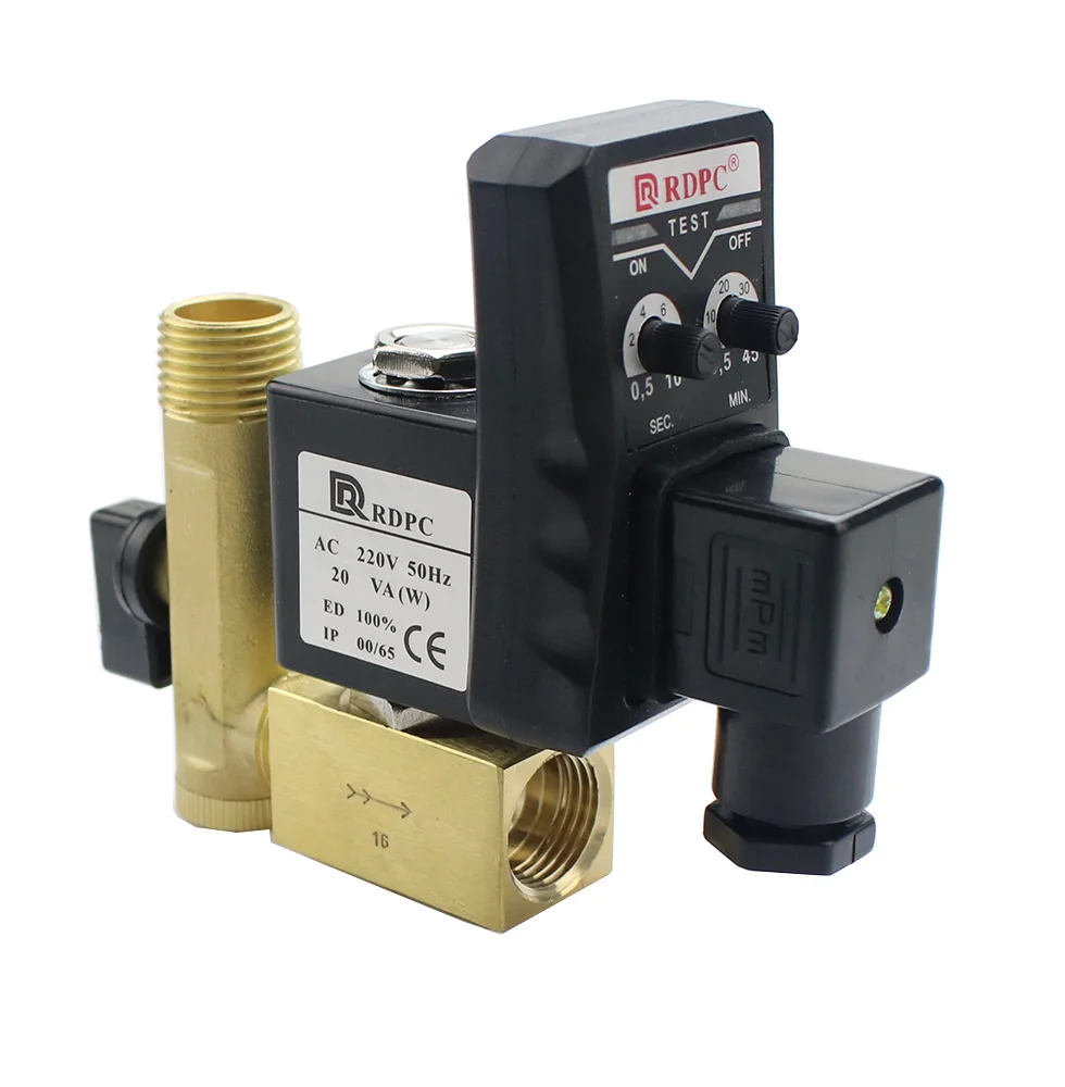 1pc 220v 1/2" Drain Valve Electronic Timed Air Compressor Gas Tank Automatic 2-way Drain Valves For Filters Air Cylinders
1pc 220v 1/2" Drain Valve Electronic Timed Air Compressor Gas Tank Automatic 2-way Drain Valves For Filters Air Cylinders