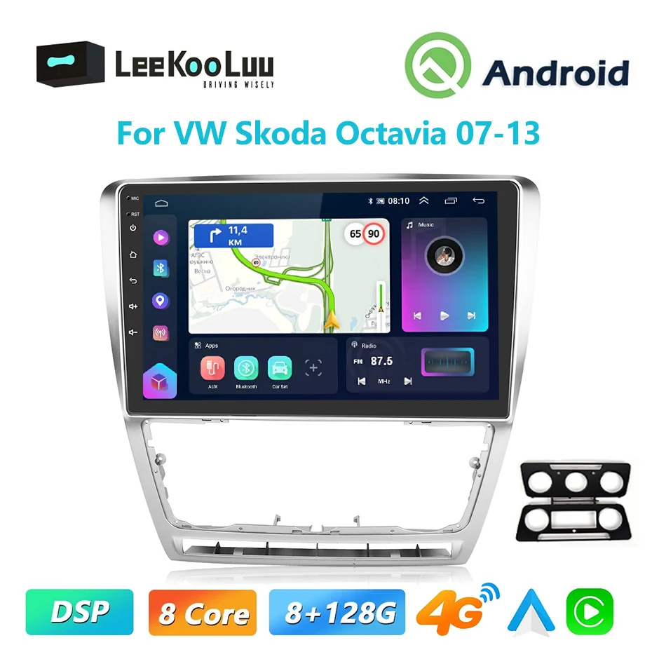 LeeKooLuu Carplay Android Auto Radio For VW Skoda Octavia 07-13 Car Multimedia Video Player 2 Din Head Unit 4G Wifi GPS Stereo
LeeKooLuu Carplay Android Auto Radio For VW Skoda Octavia 07-13 Car Multimedia Video Player 2 Din Head Unit 4G Wifi GPS Stereo
