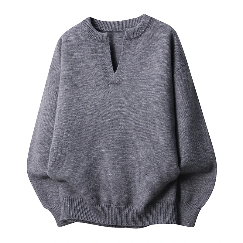 Мужской свитер с V-образным вырезом, повседневный, свободного кроя, осенне-зимний, комфортный, премиум-класса, для ежедневных поездок на работу, модный
Мужской свитер с V-образным вырезом, повседневный, свободного кроя, осенне-зимний, комфортный, премиум-класса, для ежедневных поездок на работу, модный