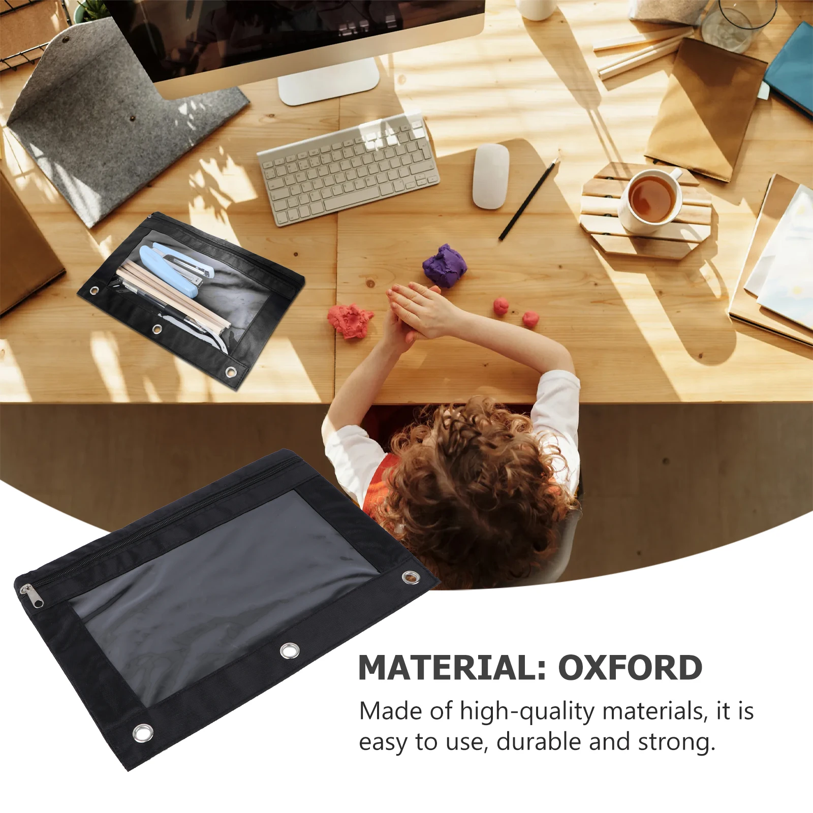 6 Pcs File Bag Pen Simple Pencil Pouch Mesh Stationery Holder Oxford 3 Ring Office
6 Pcs File Bag Pen Simple Pencil Pouch Mesh Stationery Holder Oxford 3 Ring Office