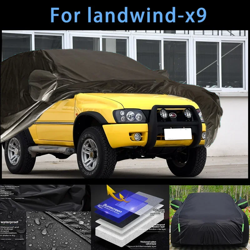 For landwind-x9 Outdoor Protection Full Car Covers Snow Cover Sunshade Waterproof Dustproof Exterior Car accessories
For landwind-x9 Outdoor Protection Full Car Covers Snow Cover Sunshade Waterproof Dustproof Exterior Car accessories