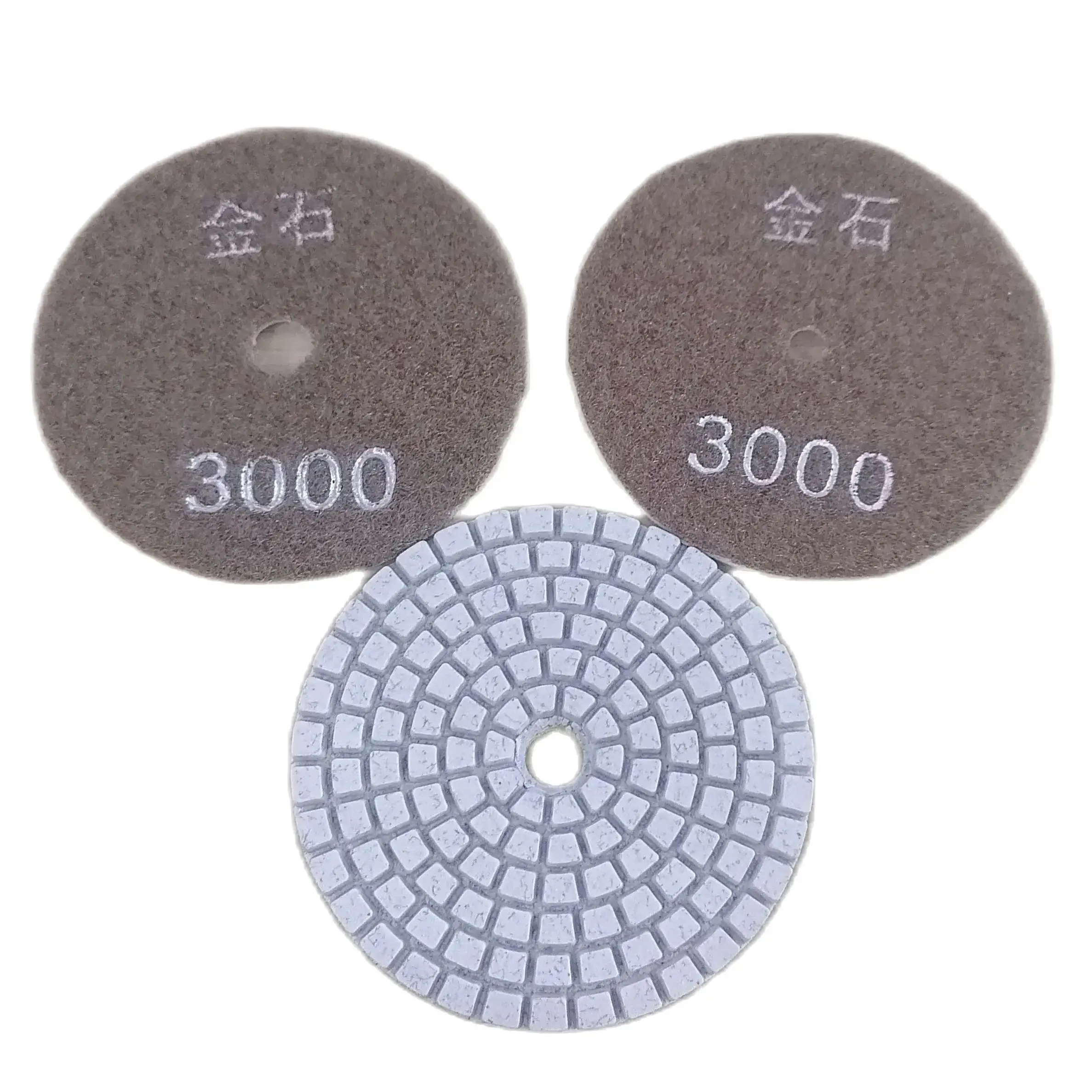 5Pcs 4'' 100mm Diamond Wet Polishing Pad Flexible Polishing Pads for Stone Marble Granite Concrete Floor Terrazzo Grinding Discs
5Pcs 4'' 100mm Diamond Wet Polishing Pad Flexible Polishing Pads for Stone Marble Granite Concrete Floor Terrazzo Grinding Discs