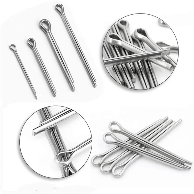 A45F-345Pcs 304 Stainless Steel Cotter Pin Assortment Kit M1.6/M2.5/M3.2/M4 6 Sizes For Car,Lawn Mowers Spare Parts
A45F-345Pcs 304 Stainless Steel Cotter Pin Assortment Kit M1.6/M2.5/M3.2/M4 6 Sizes For Car,Lawn Mowers Spare Parts