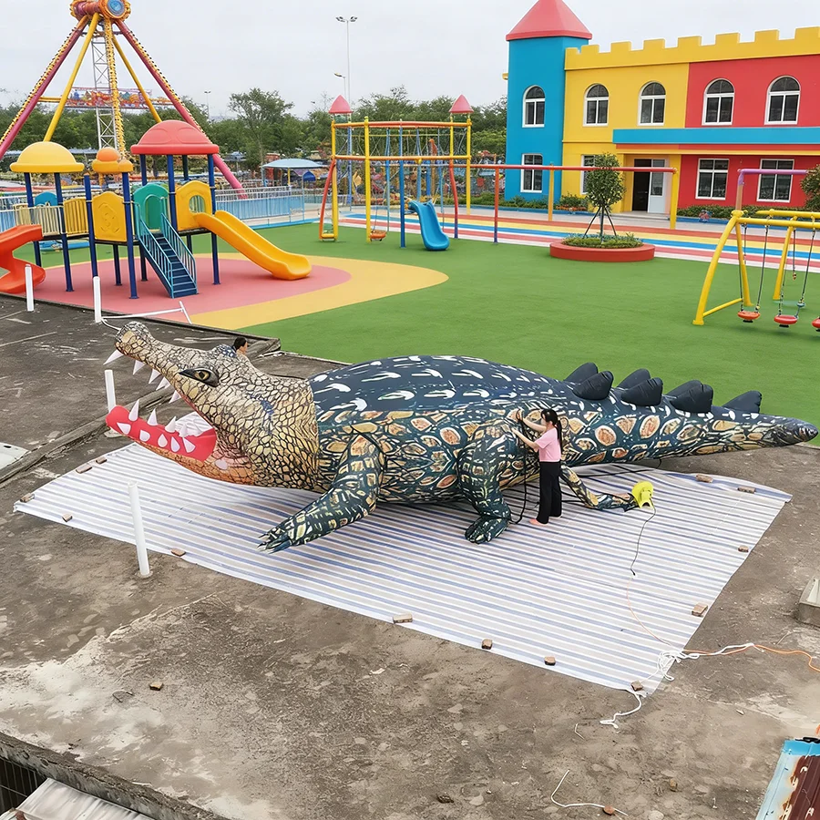 Realistic 9m Giant Inflatable Crocodile Prop - Jungle Theme Event Decor, Commercial Promotion Lifelike Inflatable Animal Figure
Realistic 9m Giant Inflatable Crocodile Prop - Jungle Theme Event Decor, Commercial Promotion Lifelike Inflatable Animal Figure
