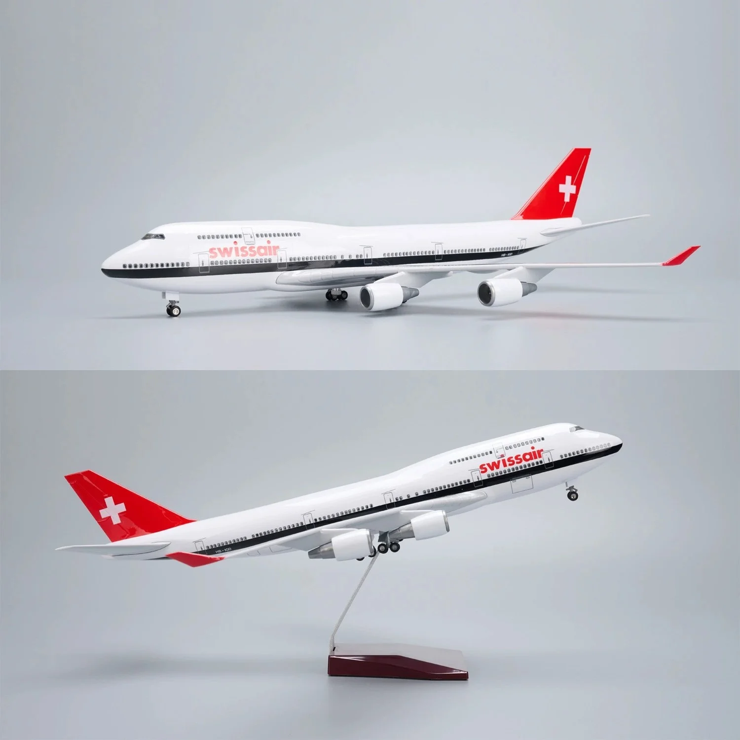 Model Planes B747 S-wiss Airlines Model Aircraft 47CM Scale Large 1:150 Scale Home Decor With Wheel LED Light ht Collected Gift
Model Planes B747 S-wiss Airlines Model Aircraft 47CM Scale Large 1:150 Scale Home Decor With Wheel LED Light ht Collected Gift