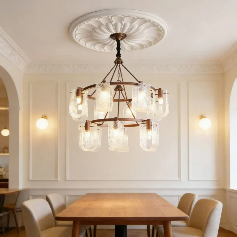 French Cream Style Living Room Main Light Luxurious And High-end Bedroom Dining Room Light Designer's New Lighting Fixtures
French Cream Style Living Room Main Light Luxurious And High-end Bedroom Dining Room Light Designer's New Lighting Fixtures