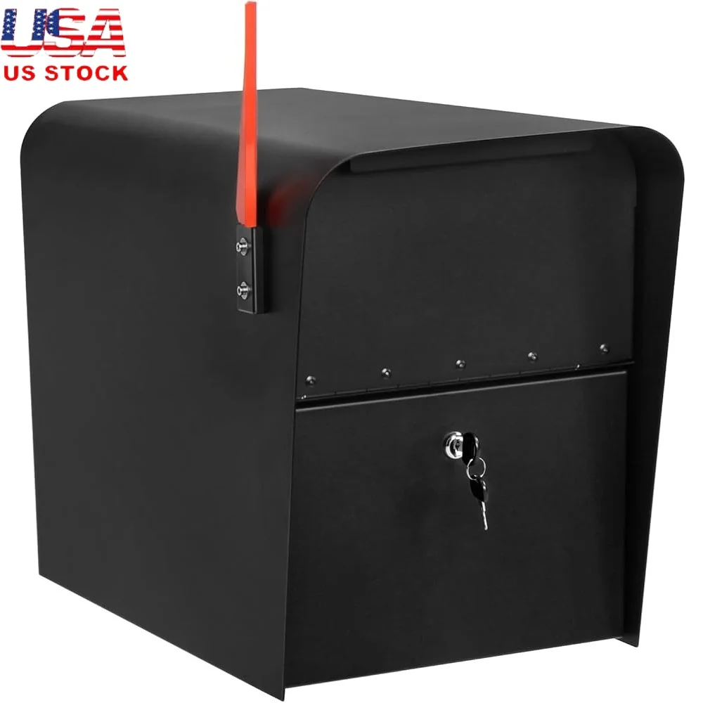 Extra Large Locking Mailbox Post Mount Anti-Theft Weather Resistant Secure Mailbox with Outgoing Mail Tray Easy Assembly Heavy
Extra Large Locking Mailbox Post Mount Anti-Theft Weather Resistant Secure Mailbox with Outgoing Mail Tray Easy Assembly Heavy