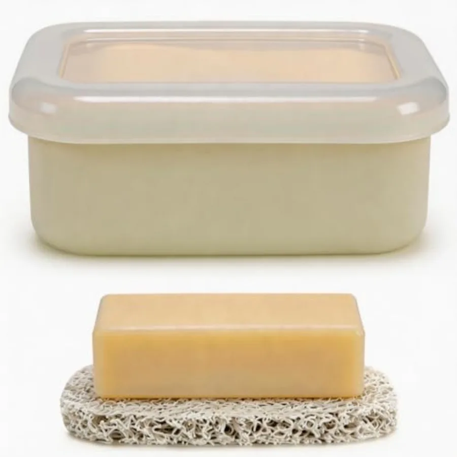 Compact Leakproof Travel Soap Case with Drainage Layer, Silicone Soap Holder Travel Soap Dish, Bar Soap Container for Traveling
Compact Leakproof Travel Soap Case with Drainage Layer, Silicone Soap Holder Travel Soap Dish, Bar Soap Container for Traveling