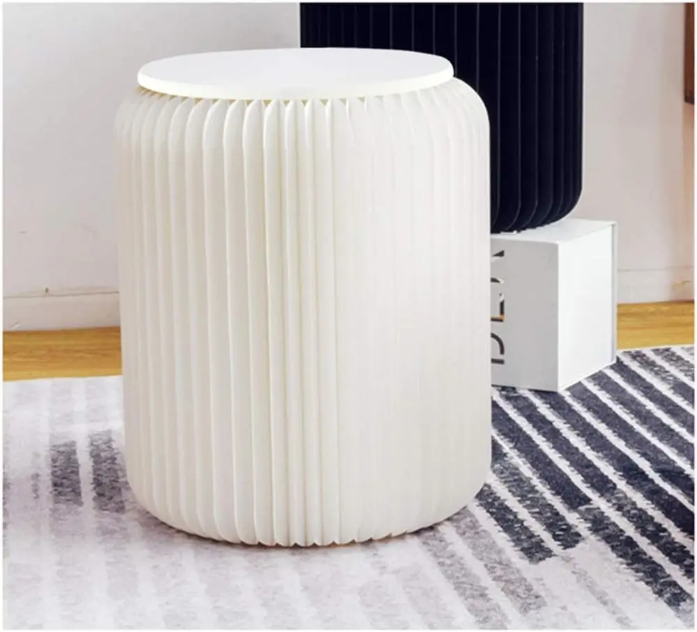 White Folding Paper Stool With Felt Pad Seat - 13.8Inch Heigh - - Easy Assembly - Stylish Chair For Home Decor Gifts
White Folding Paper Stool With Felt Pad Seat - 13.8Inch Heigh - - Easy Assembly - Stylish Chair For Home Decor Gifts