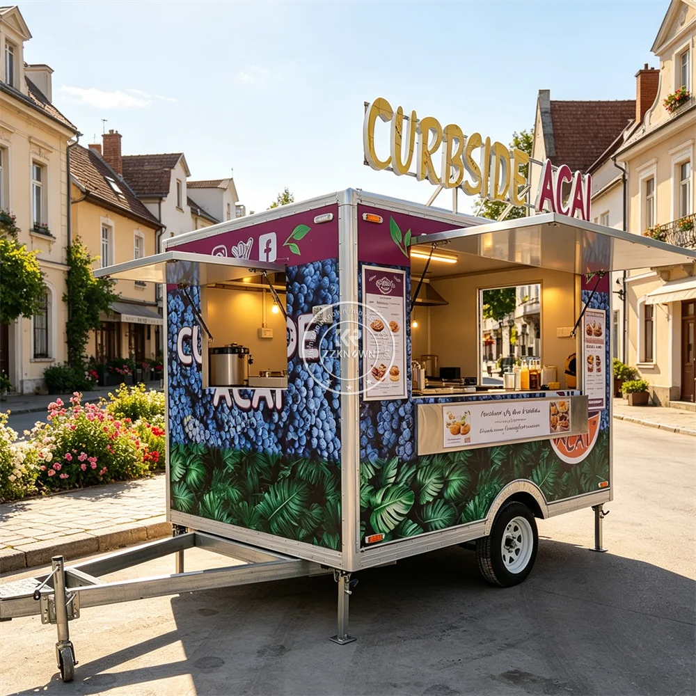 Mobile Food Cart Burger BBQ Concession Trailer Ice Cream Fries Food Truck Portable Commercial Kitchen Trailer For Sale
Mobile Food Cart Burger BBQ Concession Trailer Ice Cream Fries Food Truck Portable Commercial Kitchen Trailer For Sale