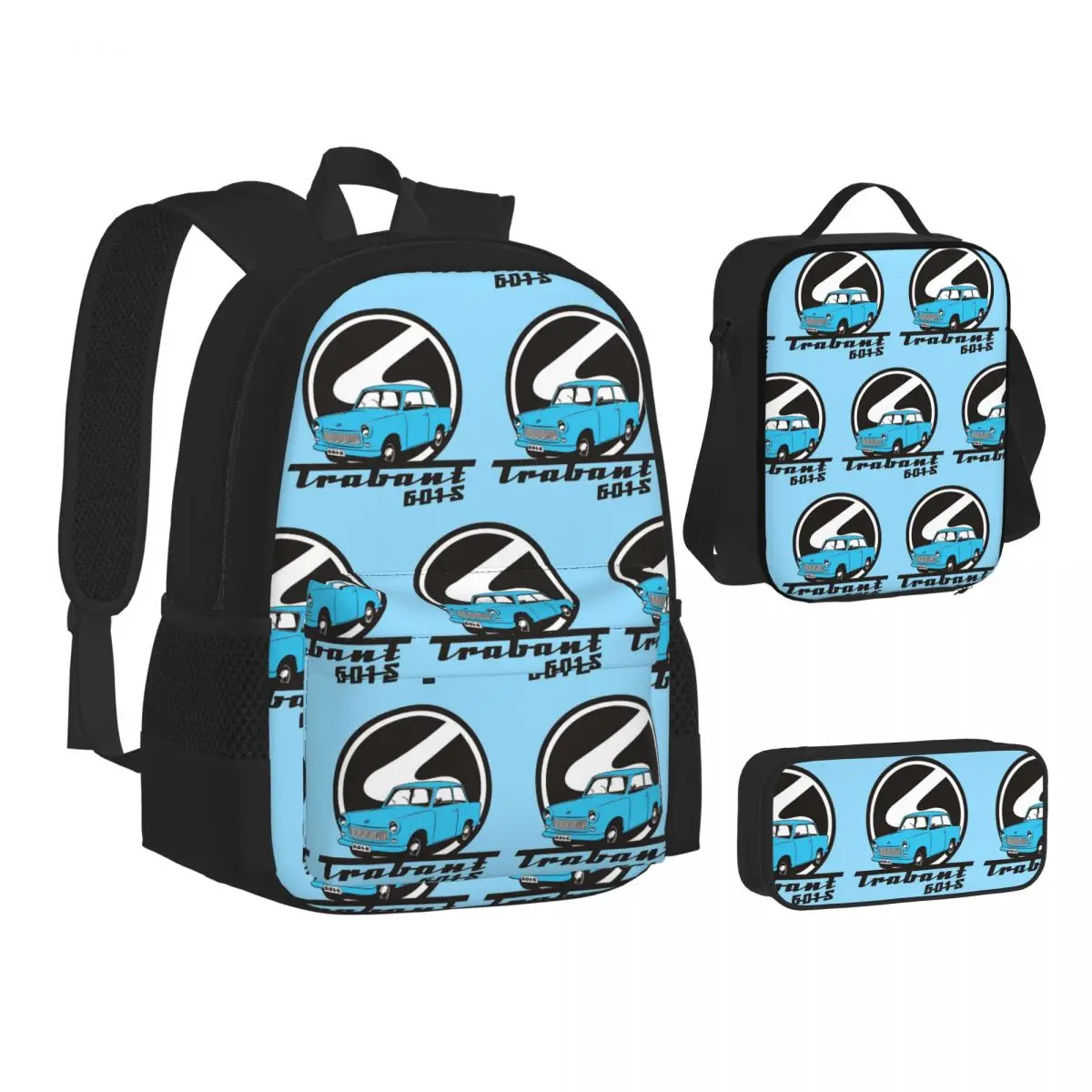 Trabant 601 Backpacks Students Bookbag School Bags Kids Rucksack Lunch Bag Pen Bag Three-Piece Set
Trabant 601 Backpacks Students Bookbag School Bags Kids Rucksack Lunch Bag Pen Bag Three-Piece Set