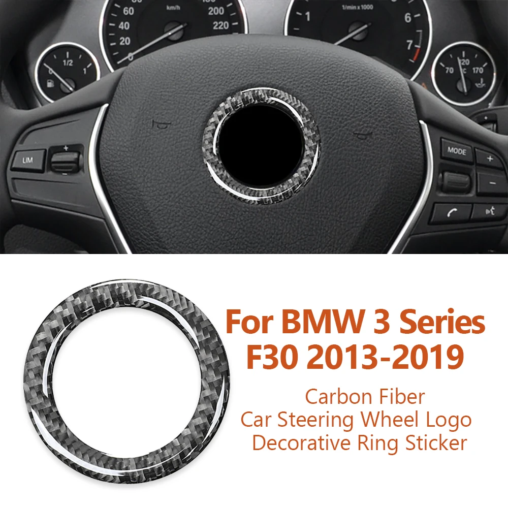 For BMW 3 Series F30 2013-2019 Carbon Fiber Car Steering Wheel Logo Decorative Ring Sticker Trim Interior Decal Auto Accessories
For BMW 3 Series F30 2013-2019 Carbon Fiber Car Steering Wheel Logo Decorative Ring Sticker Trim Interior Decal Auto Accessories