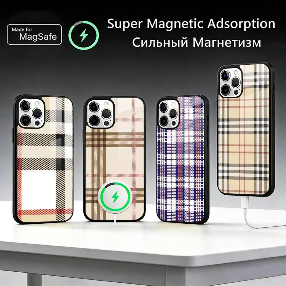 Fashionable Classic Plaid Pattern Phone Case For iPhone17,16,15,14,13,12,11 Plus,Pro Max For Magsafe Wireless Charging
Fashionable Classic Plaid Pattern Phone Case For iPhone17,16,15,14,13,12,11 Plus,Pro Max For Magsafe Wireless Charging