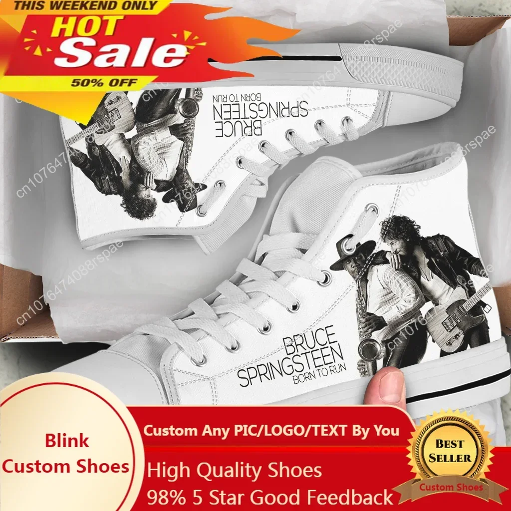 Hot Cool Bruce Springsteen Shoes Man Woman High Quality High Help Canvas Shoes Lightweight Fashion Sneakers Casual Board Shoes
Hot Cool Bruce Springsteen Shoes Man Woman High Quality High Help Canvas Shoes Lightweight Fashion Sneakers Casual Board Shoes