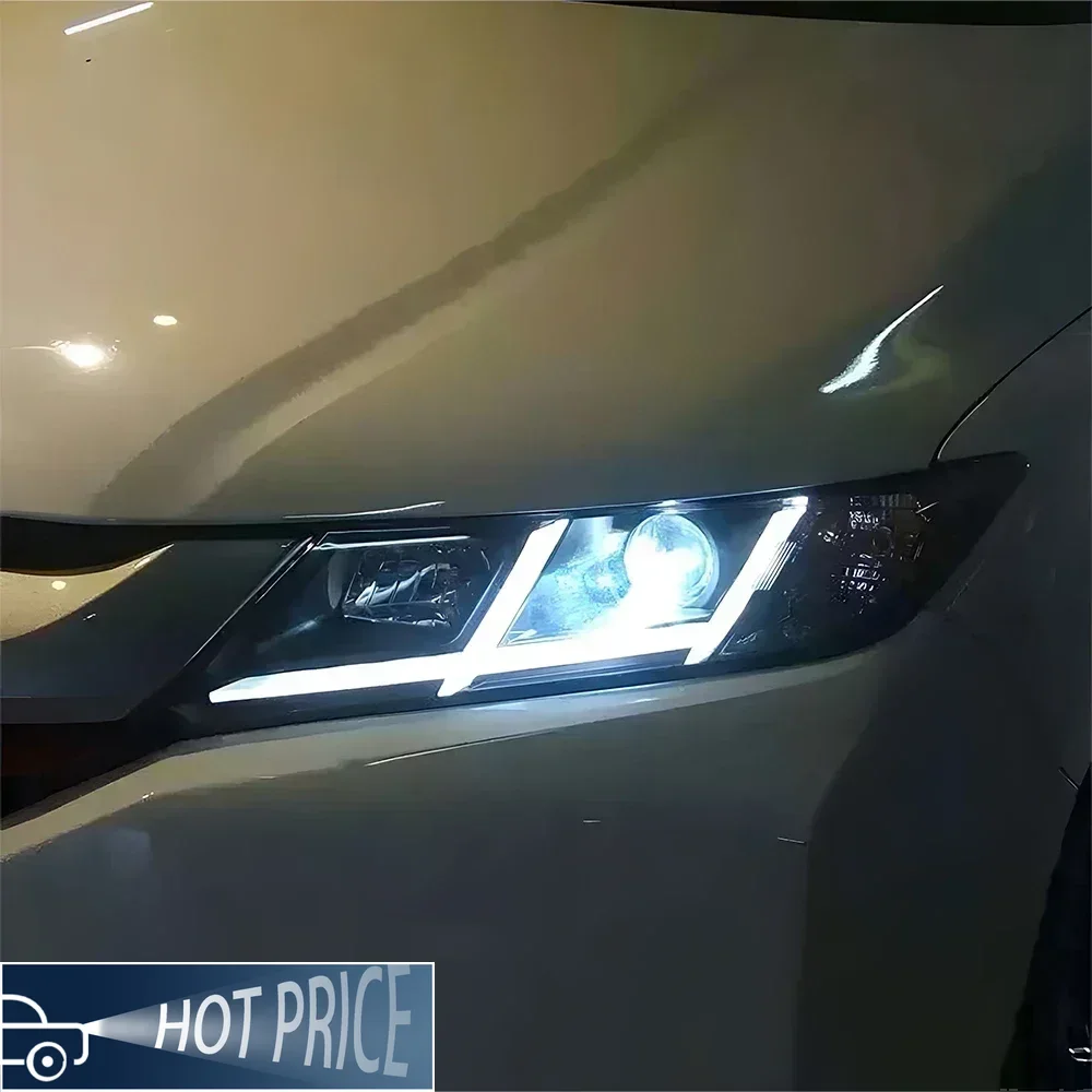 Для Honda City 2015-2019 автомобильные передние фонари, обновленный высококачественный инструмент для линз проектора, аксессуары, светодиодные автомобильные фары в сборе
Для Honda City 2015-2019 автомобильные передние фонари, обновленный высококачественный инструмент для линз проектора, аксессуары, светодиодные автомобильные фары в сборе