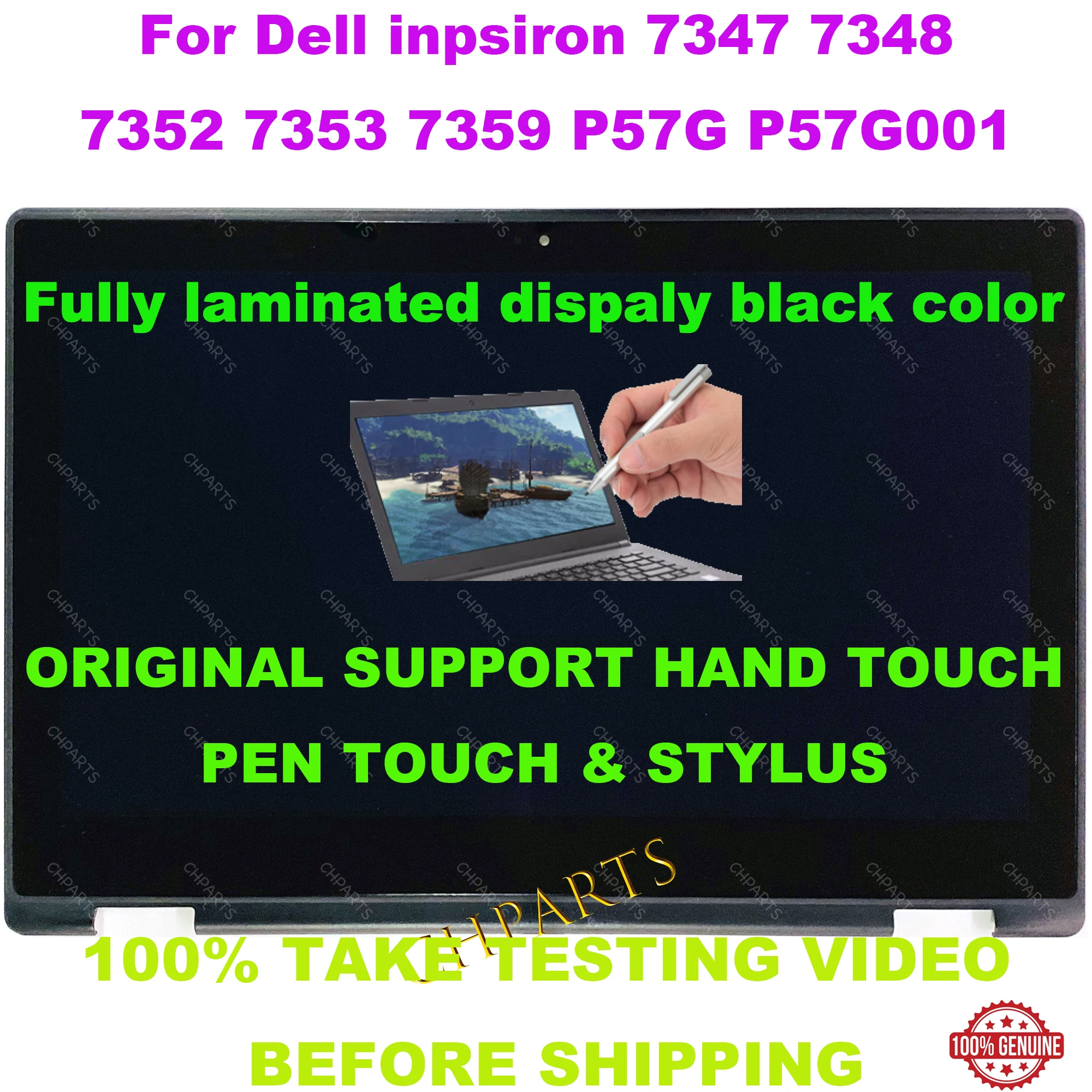 Original For Dell Inspiron 13 7347 7348 7352 7353 7359 P57G LCD Display Touch Digitizer Screen Assembly+Bezel and Board
Original For Dell Inspiron 13 7347 7348 7352 7353 7359 P57G LCD Display Touch Digitizer Screen Assembly+Bezel and Board
