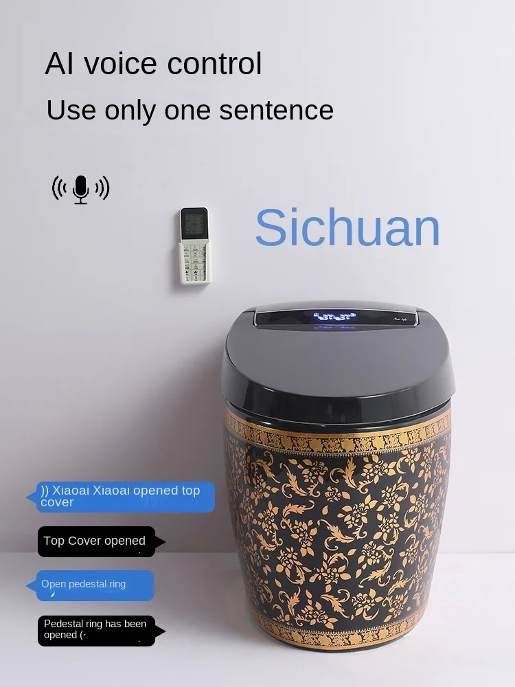 Creative black egg-shaped instant heating household European-style toilet remote control full-automatic integrated deodorizing
Creative black egg-shaped instant heating household European-style toilet remote control full-automatic integrated deodorizing
