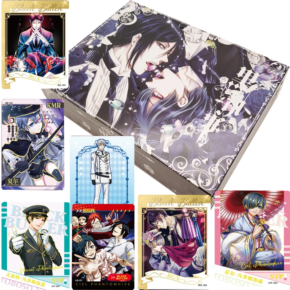 Dark Fantasy Anime Black Butler Collection Cards Child's Favorite Handsome Character Unique Design Card Surprise Birthday Gifts
Dark Fantasy Anime Black Butler Collection Cards Child's Favorite Handsome Character Unique Design Card Surprise Birthday Gifts