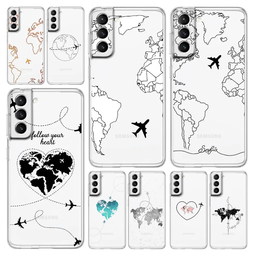 Phone Case For Samsung Galaxy S24 Ultra S23 FE S22 S20 S21 5G S10 S9 Plus S10E S8 Cartoon World map scenery direction Cover
Phone Case For Samsung Galaxy S24 Ultra S23 FE S22 S20 S21 5G S10 S9 Plus S10E S8 Cartoon World map scenery direction Cover