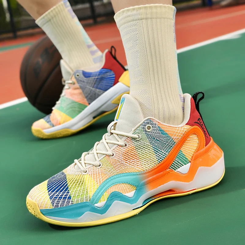 Professional Basketball Shoes Mens Solid Cushioning Low Top Sneakers Cushioning Bounce Outdoor Casual Shoes
Professional Basketball Shoes Mens Solid Cushioning Low Top Sneakers Cushioning Bounce Outdoor Casual Shoes