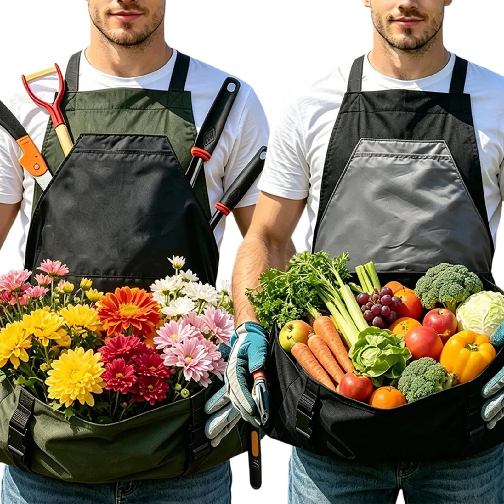 Harvest Apron 600D Oxford Waterproof Heavy Duty Harvesting Gardening Aprons for Women Men Gardeners Yard Farm Orchard Fruits
Harvest Apron 600D Oxford Waterproof Heavy Duty Harvesting Gardening Aprons for Women Men Gardeners Yard Farm Orchard Fruits