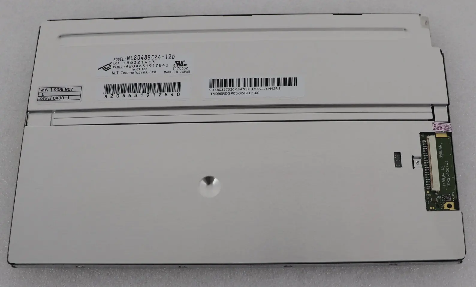 NL8048BC24-12D 9.0inch 800*480 WLED LCD PANEL NL8048BC24-12 module Fast shipping
NL8048BC24-12D 9.0inch 800*480 WLED LCD PANEL NL8048BC24-12 module Fast shipping