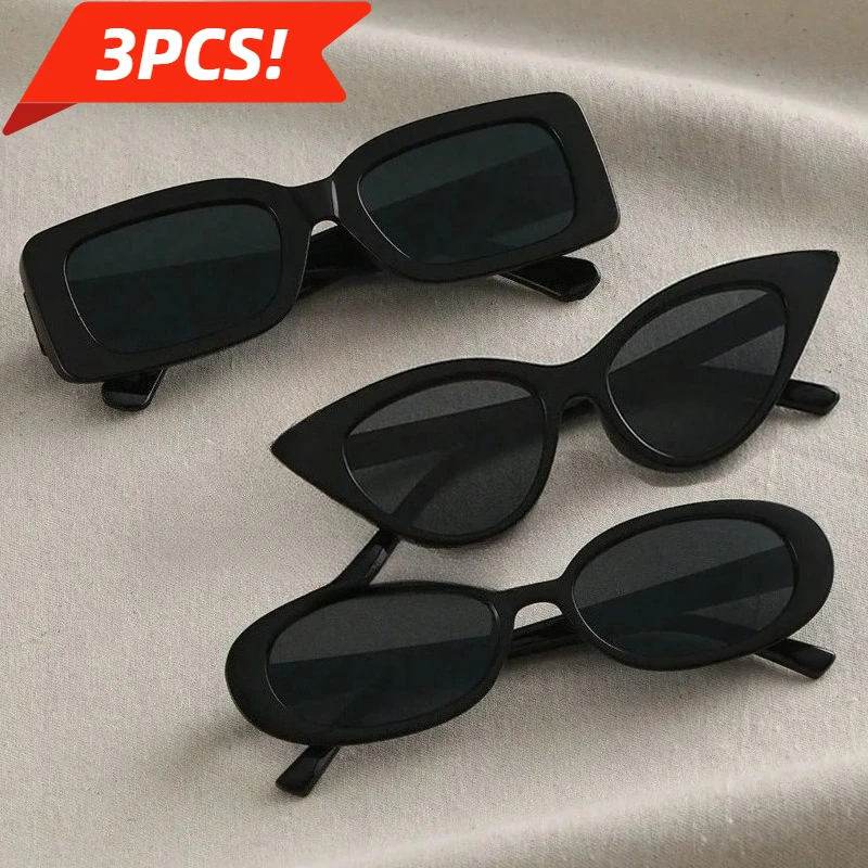 3/4PCS Unisex Cat Eye Round Square Plastic Frame Fashion Sunglasses for Outdoor Travel Hiking Sun Glasses for Men Women
3/4PCS Unisex Cat Eye Round Square Plastic Frame Fashion Sunglasses for Outdoor Travel Hiking Sun Glasses for Men Women