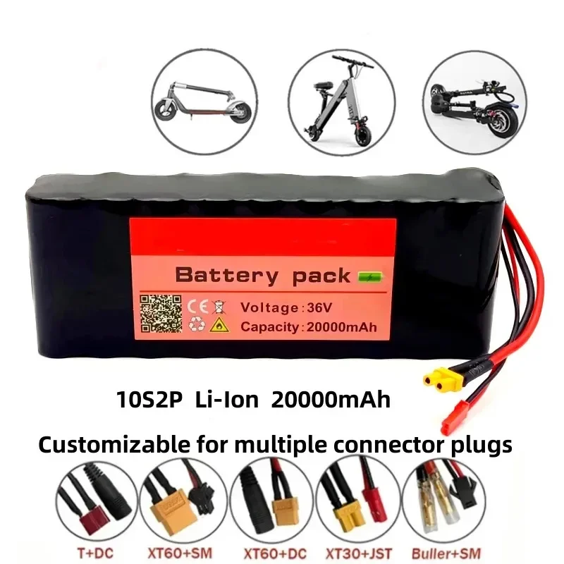 18650 lithium battery pack 36V20000mAh10S2P lithium-ion battery pack
18650 lithium battery pack 36V20000mAh10S2P lithium-ion battery pack