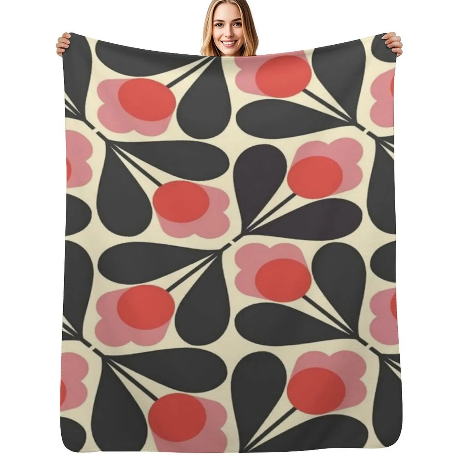 orla kiely Acorn ,black, red,white,floral patterns Throw Blanket Easy Care Comfortable Blanket for Couch
orla kiely Acorn ,black, red,white,floral patterns Throw Blanket Easy Care Comfortable Blanket for Couch